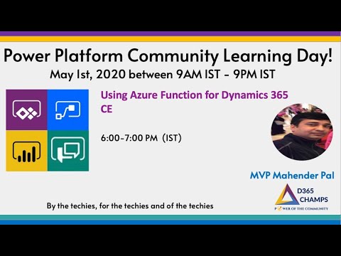 Azure Functions for Dynamics 365 CE - YouTube