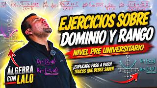 Domain and Range of Functions | Solved Pre-University Exercises