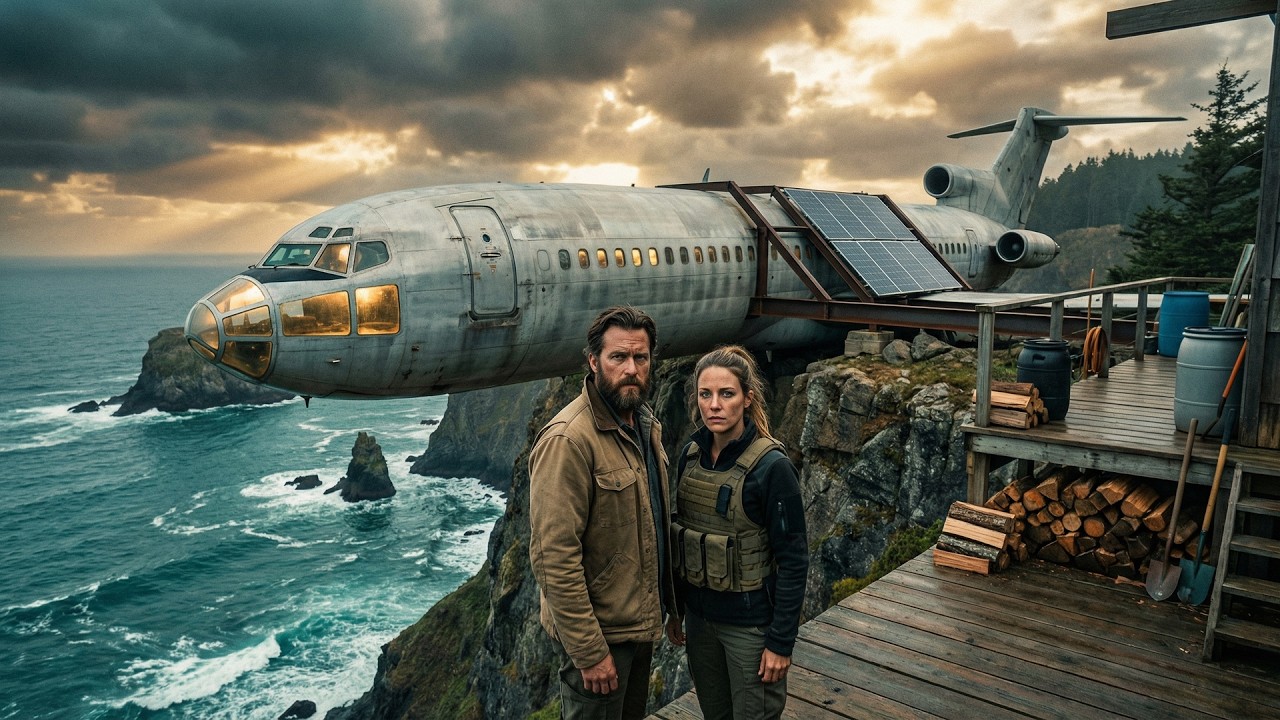 Пара выжила в авиакатастрофе и построила дом своей мечты из обломков самолета на краю скалы