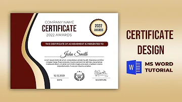 How to make Certificate Design in Microsoft word | MS Word Certificate Design Tutorial