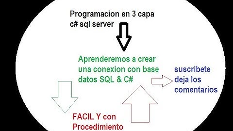 Conexión  base de dato sql server 2019 & C#  Super fácil super sencillo (programación en  3 capa)