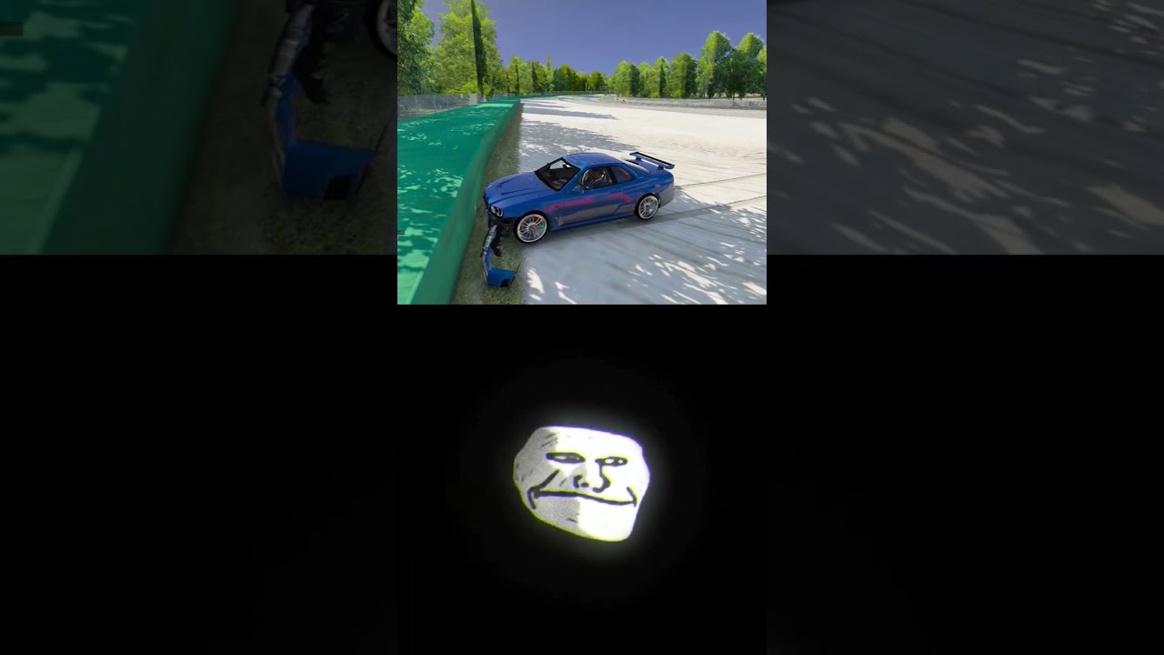 Skyline R34 Crash Test 🤯😈 🔥