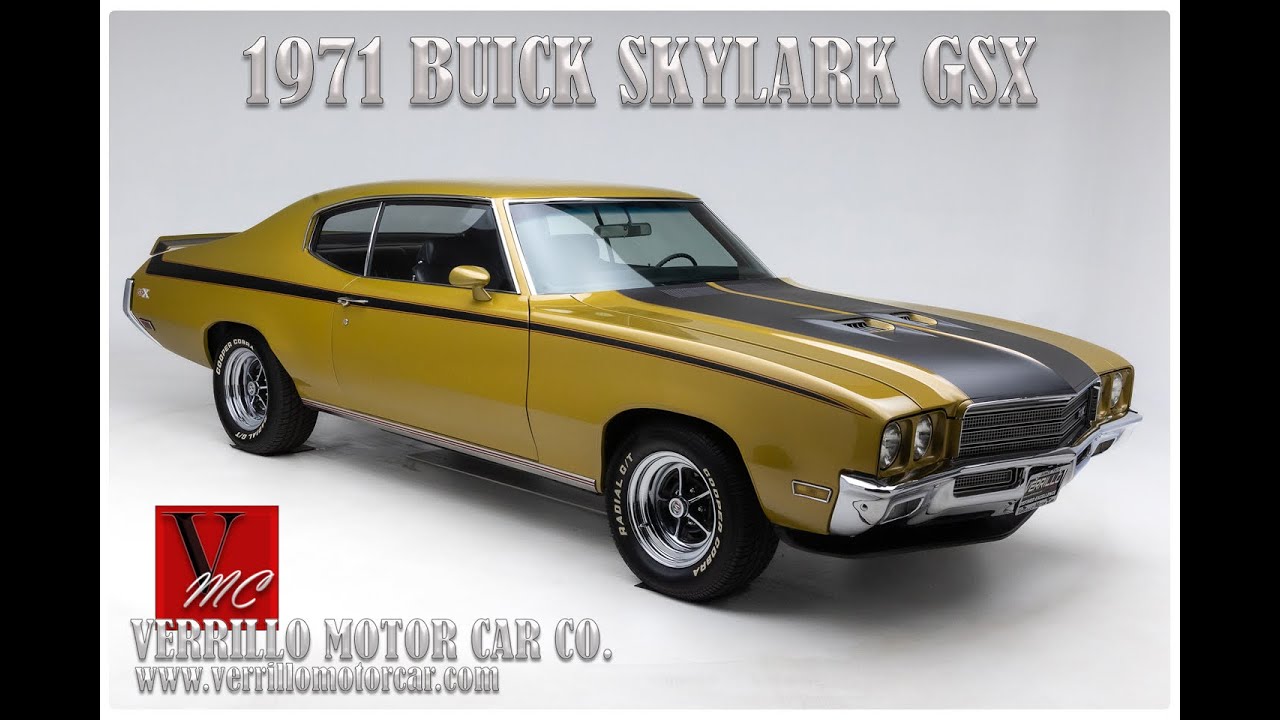 1971 Buick Grand Sport Skylark GSX CO5009 - YouTube