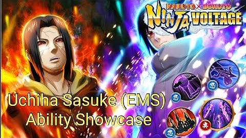 Sasuke Uchiha (EMS) Ability Showcase | NarutoXBoruto