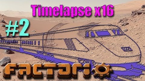 Factorio Megafactory 16 Times Research Cost Timelapse! 16 Times Speed #2 (with Factorio Music)