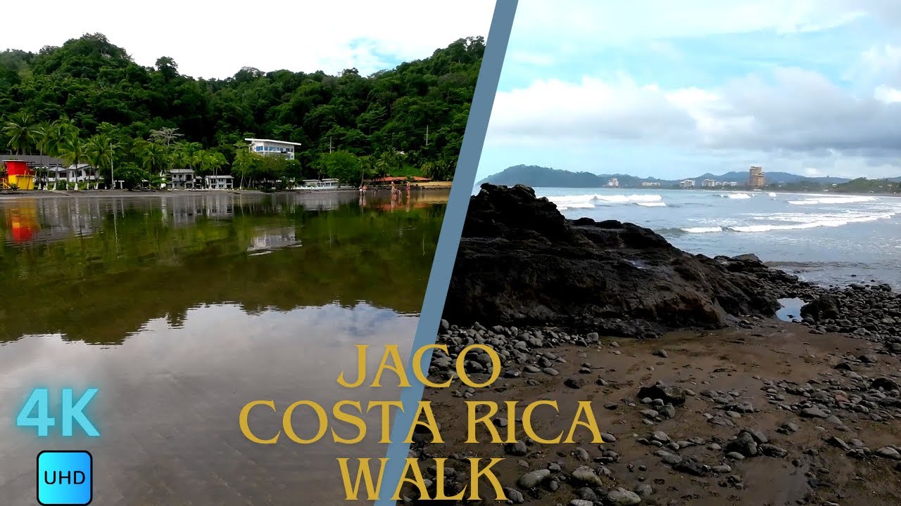 Virtual Journey: Relaxing ASMR Beach Walk in Jaco, Costa Rica