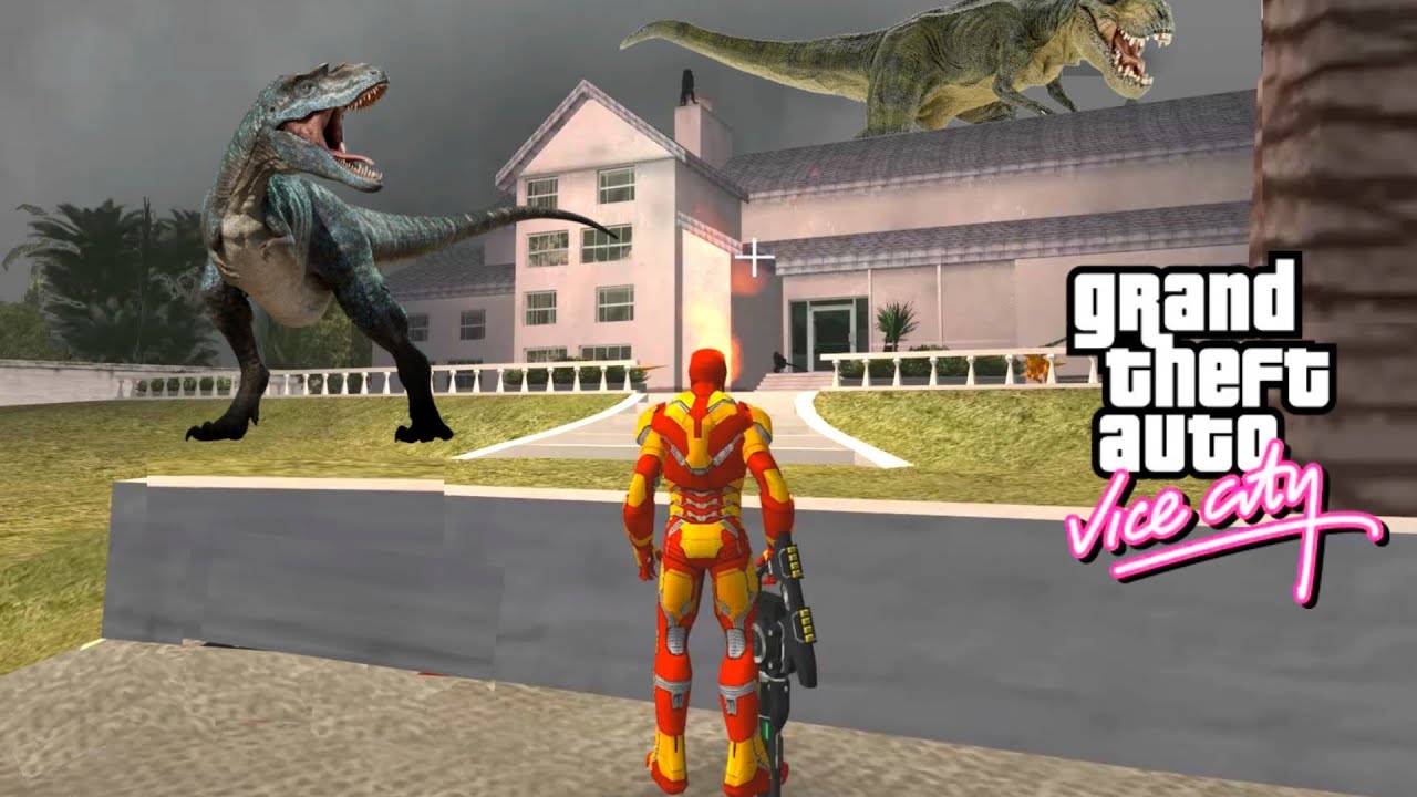 OMG 🔥 AMAZING IRONMAN MISSION IN GTA VICE CITY YouTube