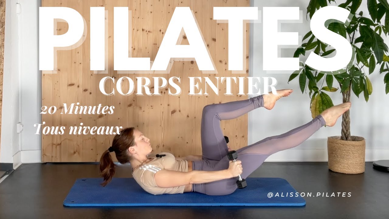 🔥 Séance complète de Pilates – tout le corps, avec (ou sans) haltères et accessible à tous !