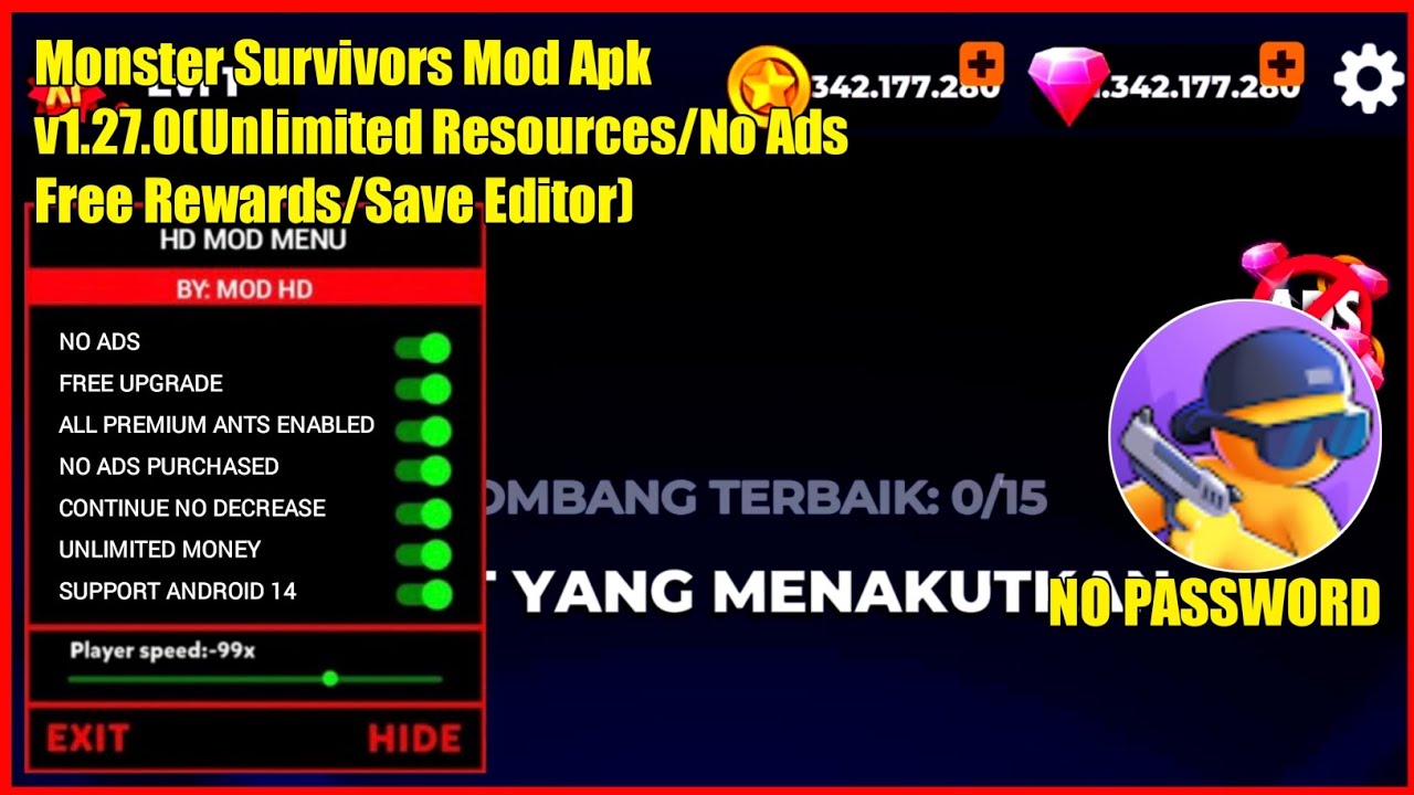 Monster Survivors Mod Apk Terbaru Survivor Shoot & Run Download