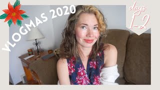MISS HOLLIDAYS VLOGMAS 2020 | days 1&2 | balancing a busy day w/ friends, family, work & YouTube