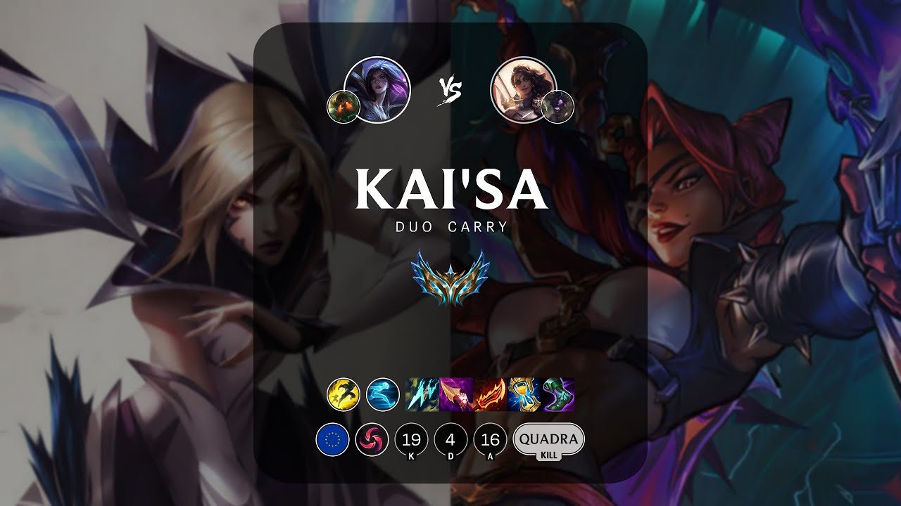 Kai'Sa ADC vs Samira - EUW Challenger Patch 13.15