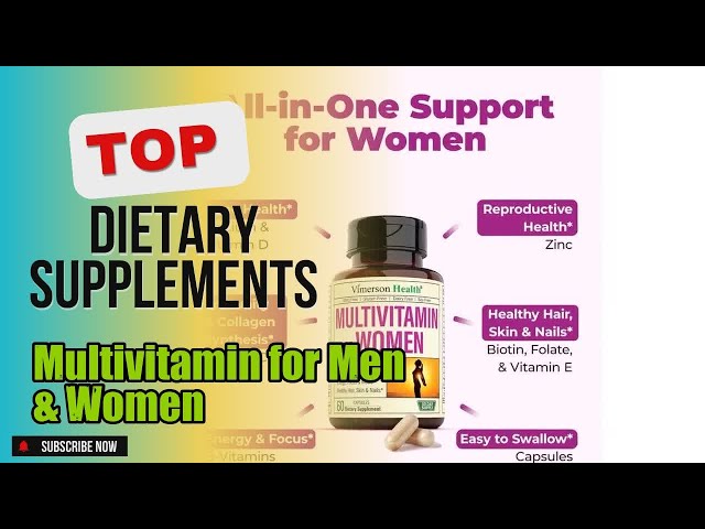 Top 5 Dietary Supplements about Multivitamin for Men & Women Selling of NOW