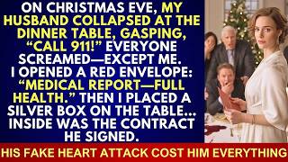My Husband Collapsed At Christmas Dinner—The Red Envelope Ended His Game