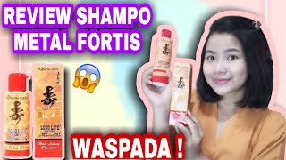 REVIEW SHAMPO METAL FORTIS | SAMPHO PEMANJANG RAMBUT AMPUH !!