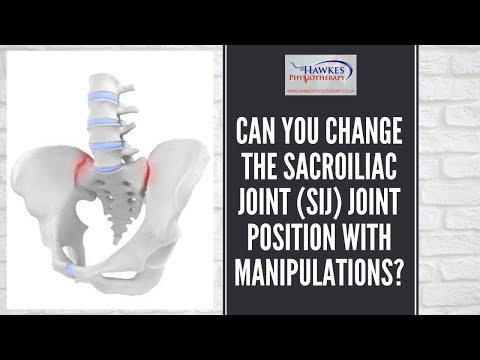 Can you change the Sacroiliac joint (SIJ) joint position with manipulations?