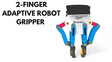 2-Finger Adaptive Robot Gripper Mechanism | Robotiq 3D Working Principle