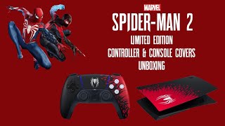 Marvel&#39;s Spider-Man 2: Unboxing the Limited Edition Controller &amp; PS5 Plates!!!