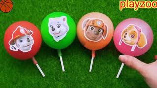 Funny cartoon, Pao Wang team toy, funny eggs, stick sticksugar, little monkey, M bean