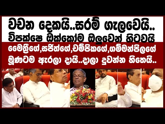 වචන දෙකයි..සරම් ගැලවෙයි..ඔලුවෙන් හිටවයි..විප්කෂෙ ඔක්කෝම එතන..මූණටම ඇරලා දායි..දාලා දුවන්න හිතෙයි..