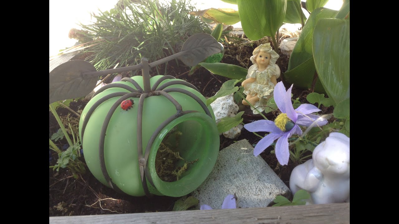 How To Make An Outdoor Tinkerbell Fairy Garden - YouTube How To Make An Outdoor Tinkerbell Fairy Garden - YouTube
