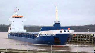 Wilson Corpach arriving at Sharpness Docks