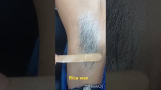 underarm wax tutorial (rica wax) #waxing #wax #ricawax #underarmwax #skincare #yt
