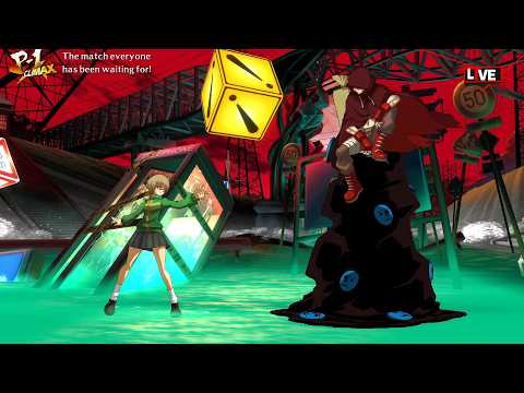 Chie Satonaka vs Akihiko Sanada (Hardest AI) Persona 4 Arena Ultimax