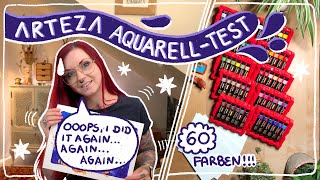 ✨ ARTEZA Aquarell Review ✨ 60er Set im Test ✨