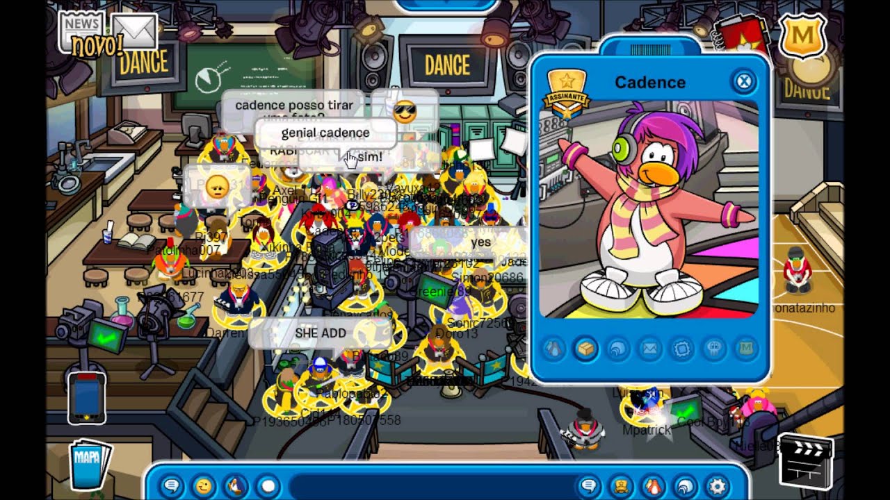 Club Penguin Meeting Cadence at the Hollywood Party 2013 YouTube