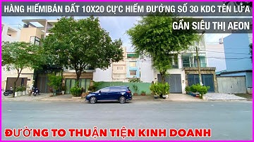 🔥HÀNG HIẾM|Bán đất 10x20,CỰC HIẾM đường số 30 KDC Tên Lửa