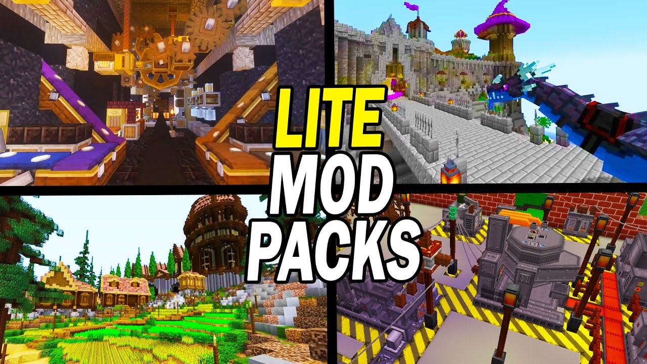 Top 10 Minecraft Modpacks for Low End PCs 2022 YouTube