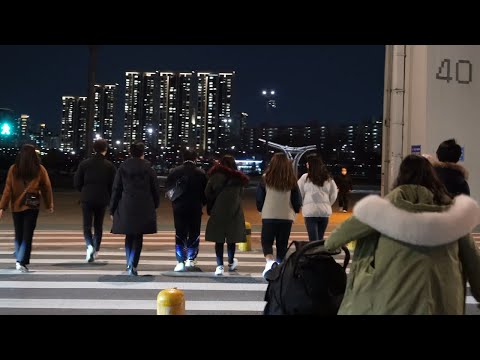 [4K Seoul Walk] 반포 한강공원 야경 산책 Night Walk around Banpo <strong>Hangang</strong> park. Seoul ソウル. 汉城. 首尔