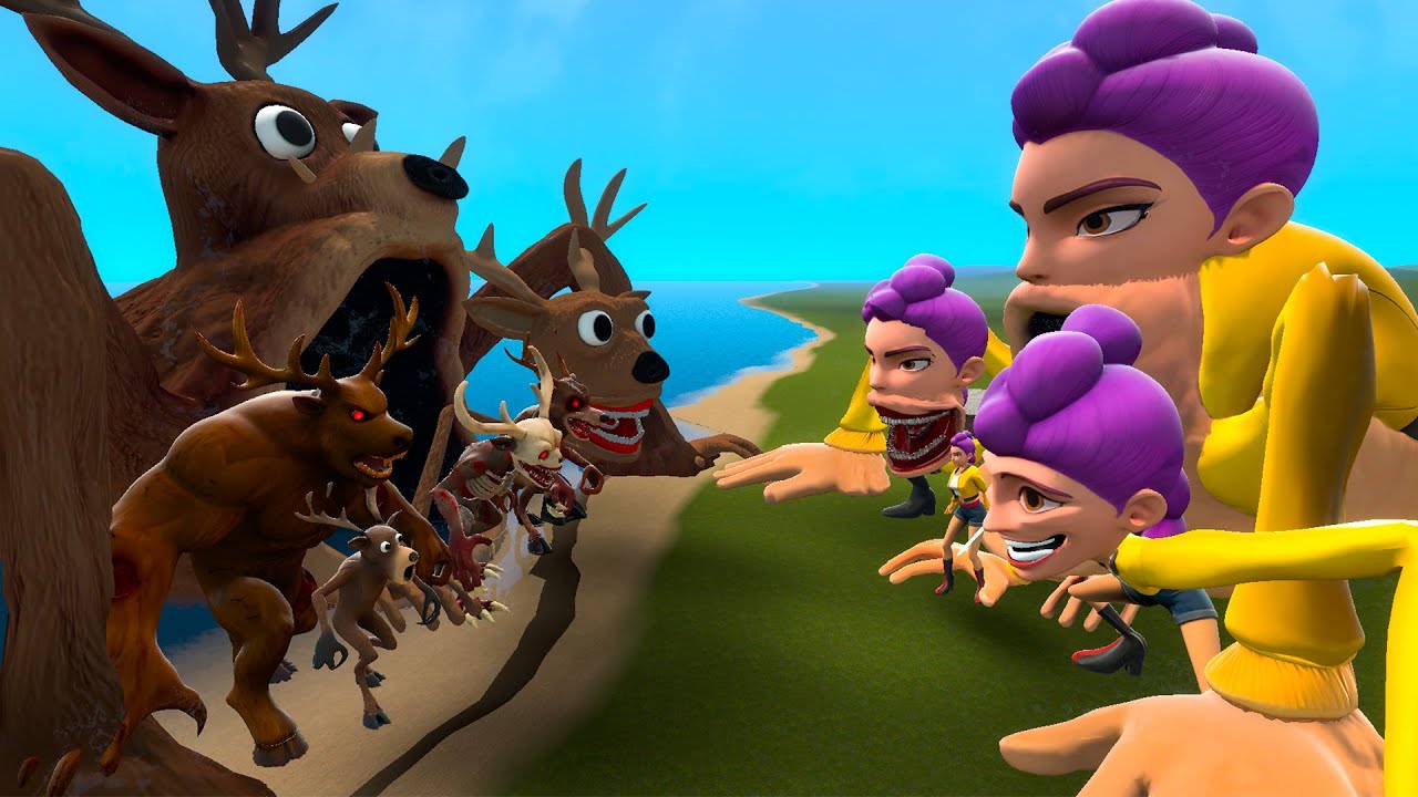 NEW DEER SEA EATER FROM 99 NIGHTS IN THE FOREST VS RUMI SEA EATER FROM K-POP DEMON HUNTERS In Gmod!