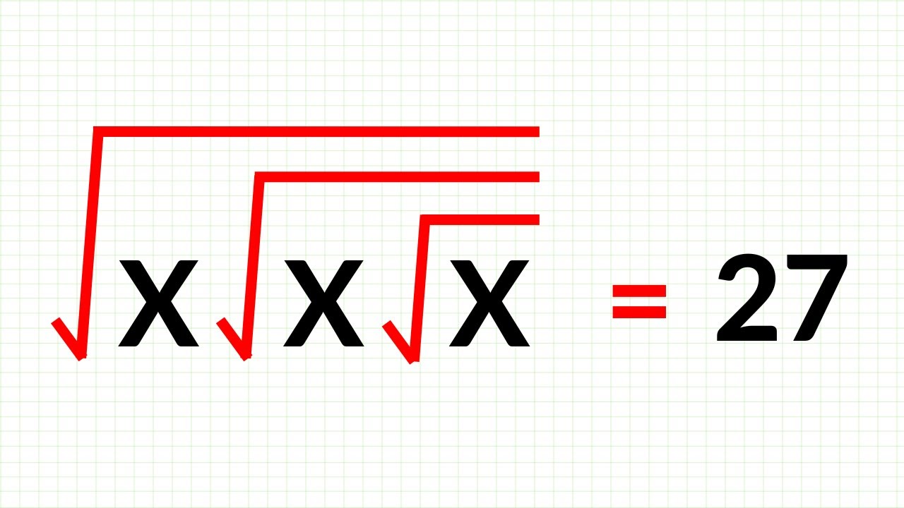 Japanse Math Square Root Japanese | A Nice Square Root Algebra Problem | Math Olympiad - YouTube