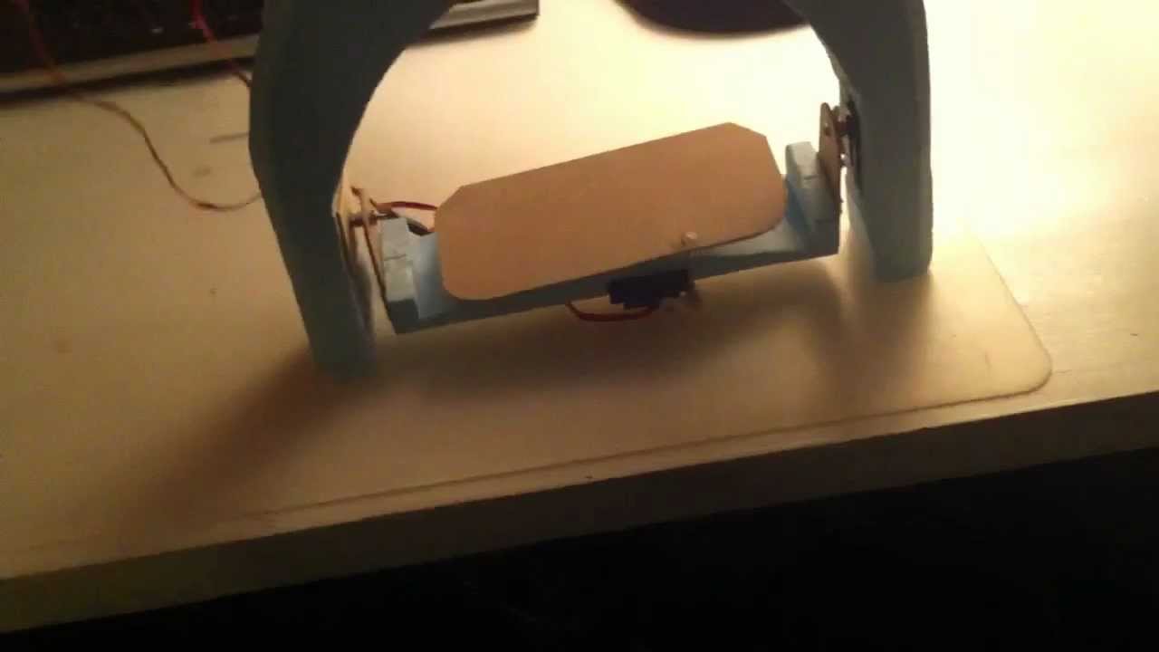 2-axis gyro stabilized prototype