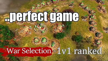 War Selection - 1v1 ranked - vs SexyMachineGunOfLove