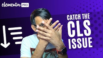 Elementor Wordpress Tutorial - Catch the Cumulative Layout Shift CLS cause and sort it out!