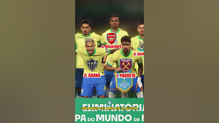 SQUAD BRAZIL VS ECUADOR 2024 | FIFA World Cup 2026 Qualifier #brasil  #bintangbola