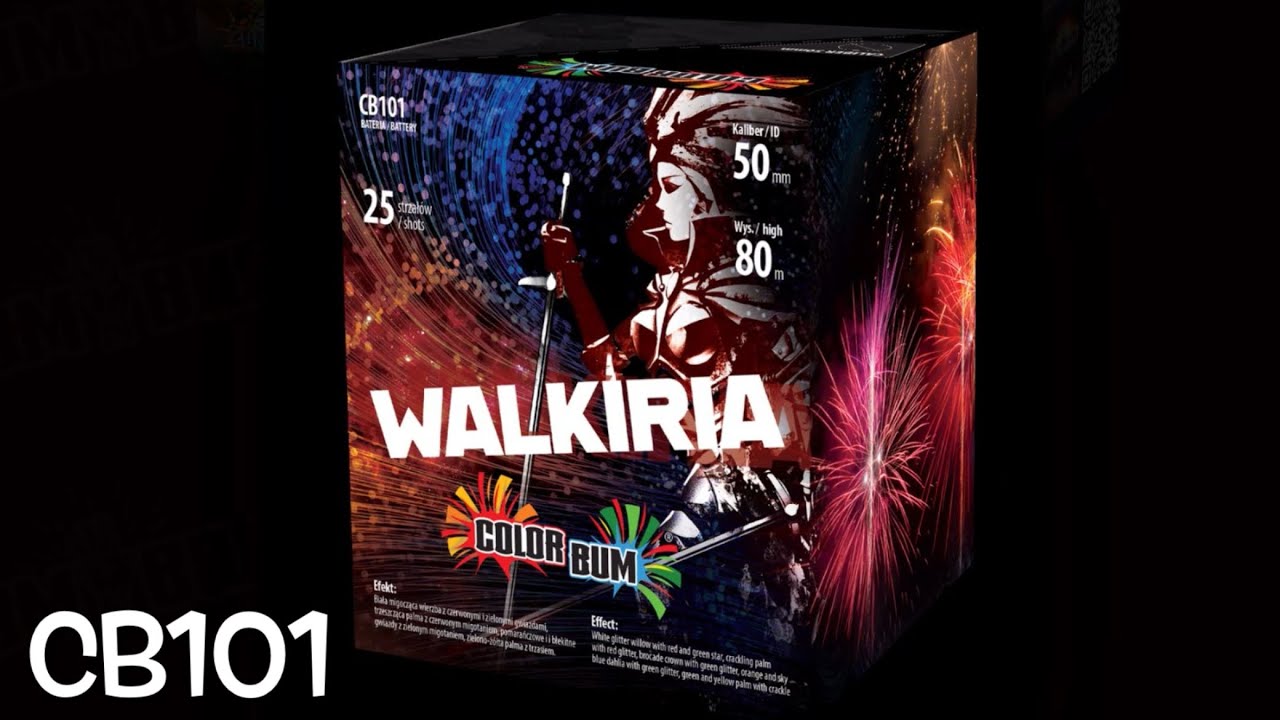 Wyrzutnia 2" WALKIRIA CB101 ZomBum Color !