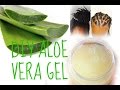 MAKING ALOE VERA GEL | ONLY 5 MINS & SUPER EASY + 6 QUICK FACTS ABOUT ALOE!