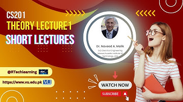 CS201 | Lecture No. 1 | #Mid Term #Preparation | Virtual University |C++ Programming.