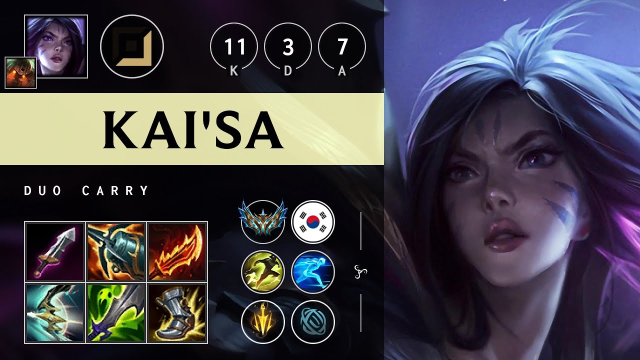 Kai'Sa ADC vs Yunara - KR Challenger Patch 25.14