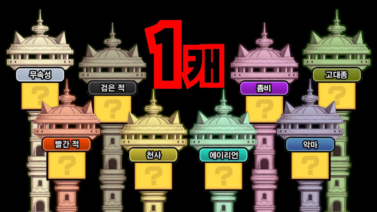 속성별 1티어 캐릭터 모음집! 