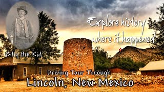 Billy the Kid- Drive through Lincoln, New Mexico. Billy the Kid&#39;s hometown. A drive thru town.