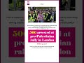 500 arrested at pro-Palestinian rally in London #usiranwar