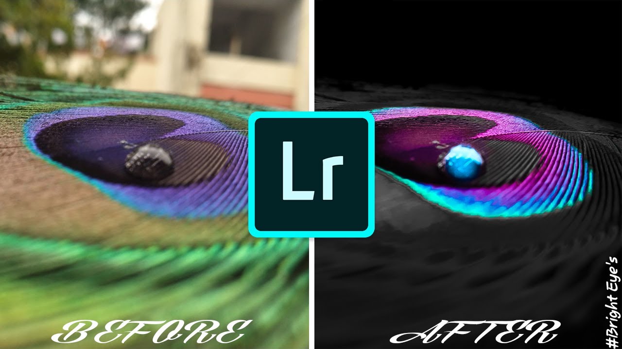 How to Edit Peacock Feather-lightroom || Professional Edit || BE PhotoMaker