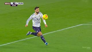 Bruno Fernandes vs West Ham | Touches & Key Passes