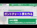 【Googleスプレッドシート】ガントチャート表を作る|Google Spreadsheet - Create a Gantt chart table
