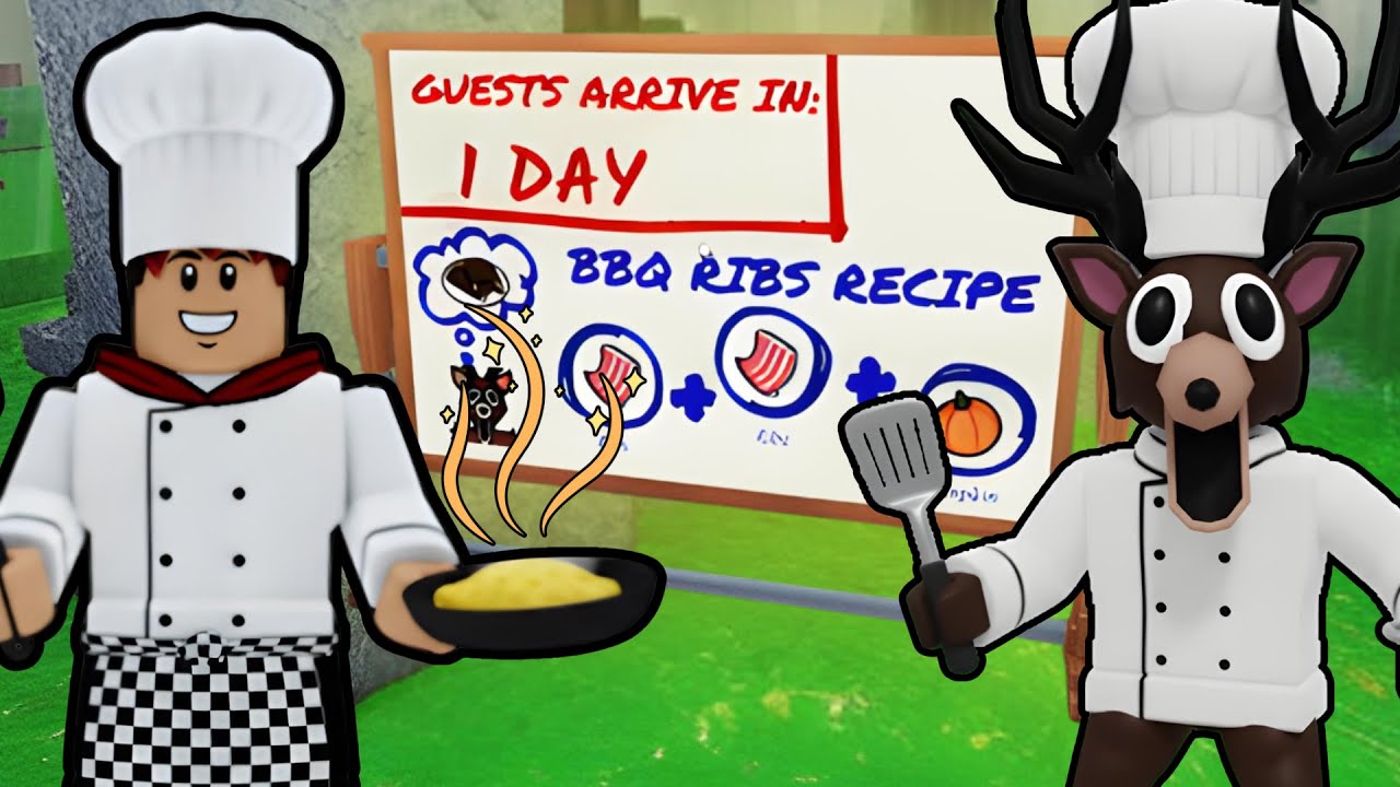 AKU JADI CHEF MASAK MAKANAN UNTUK RUSA!👨🏼‍🍳🍖 |THANKSGIVING UPDATED| (Roblox Malaysia)