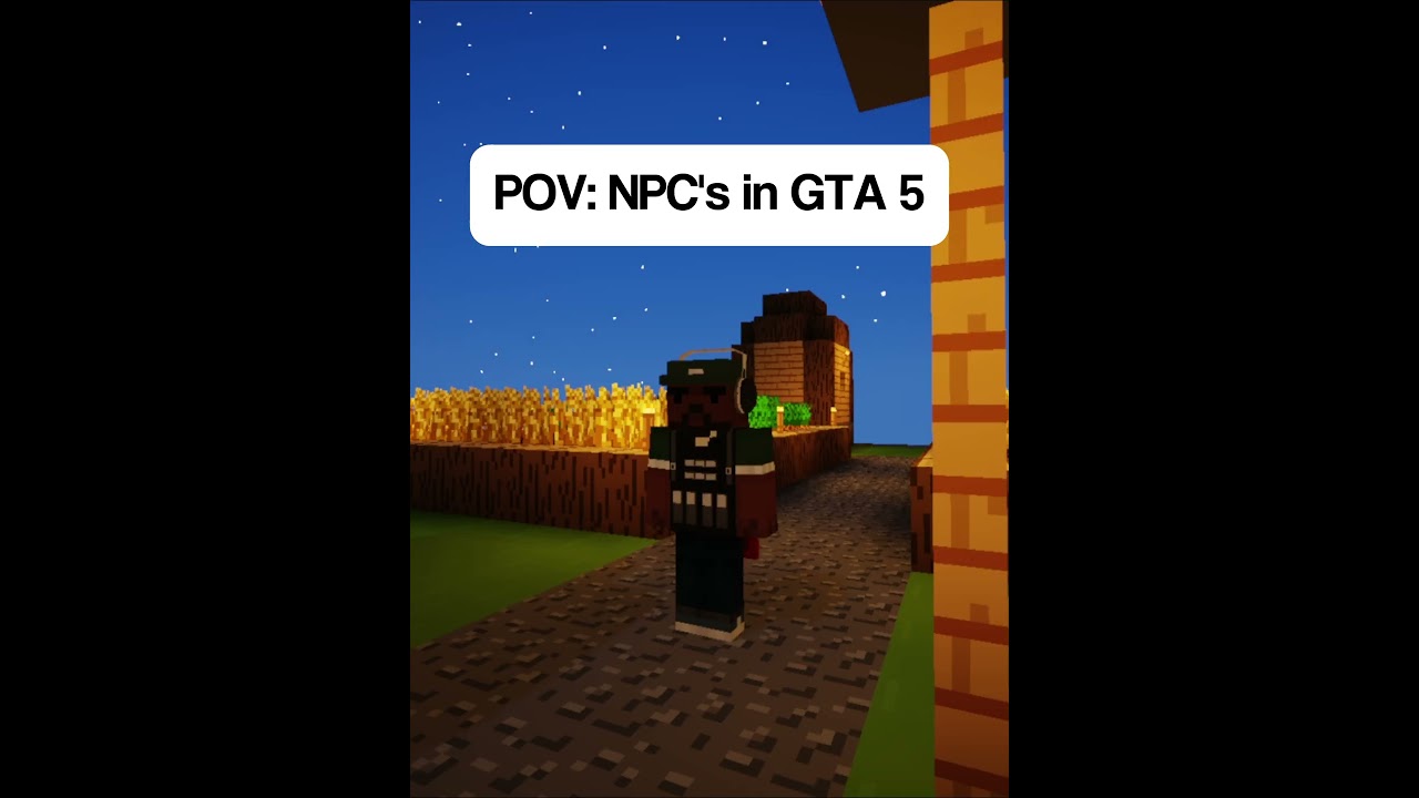 NPCs in GTA 5 #minecraft